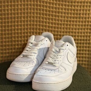 Nike Air Force 1 White Sneakers Mens 9